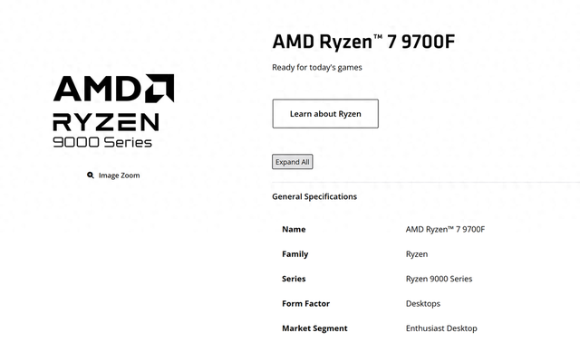 AMD推出锐龙7 9700F与锐龙5 5600F处理器，丰富桌面产品组合