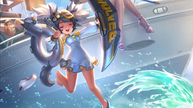 小乔小狼优化（王者荣耀小乔新皮嗷呜小狼全套购买560点券抽奖2500保底太不值）