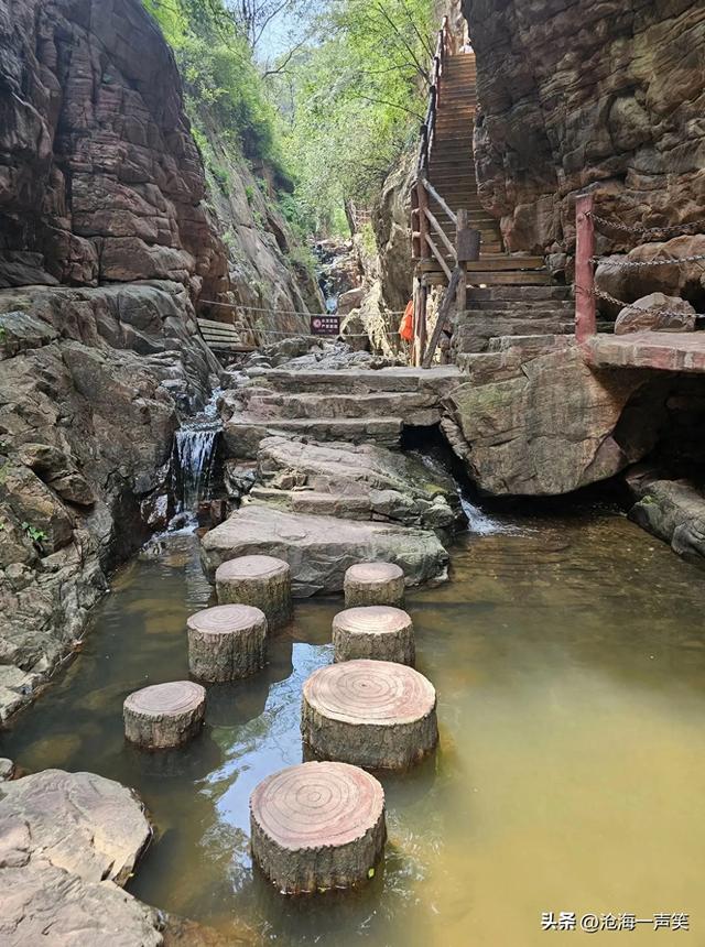 伏羲山大峡谷，孩子们的乐园，游客避暑的圣地，乘凉的天堂