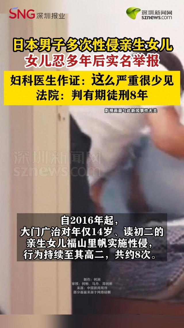 54岁男子多次性侵亲生女儿，妇科医生作证：这么严重很少见