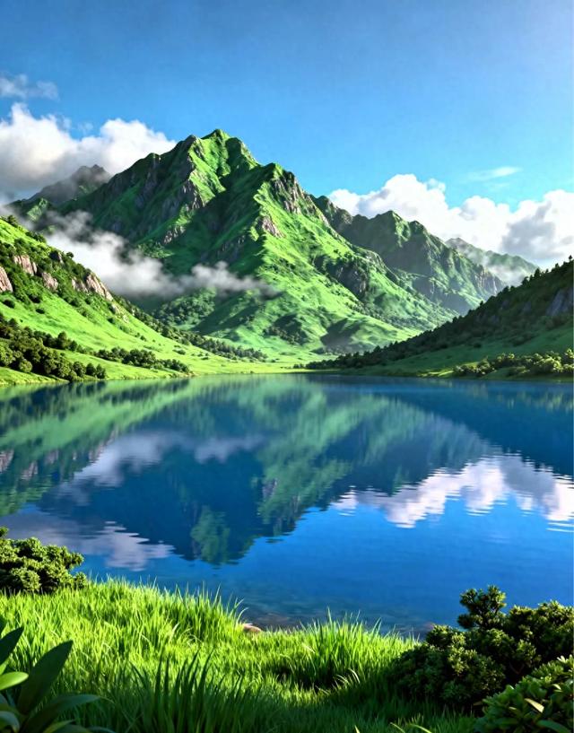 旺自己的头像，山水图片