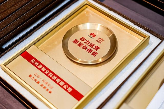 景联文获华为全联接大会2025“存力运营新星伙伴奖”