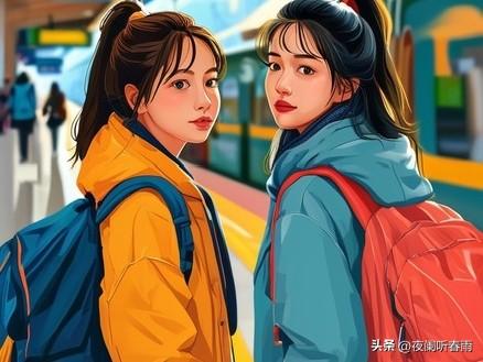 坐火车回军校，在路上受到两个年轻女孩的特殊关照，内心非常感动