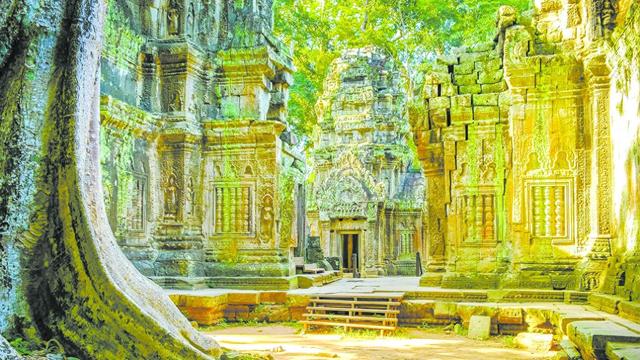 神庙逃亡真人版英雄联盟（在吴哥窟偶遇神庙逃亡）