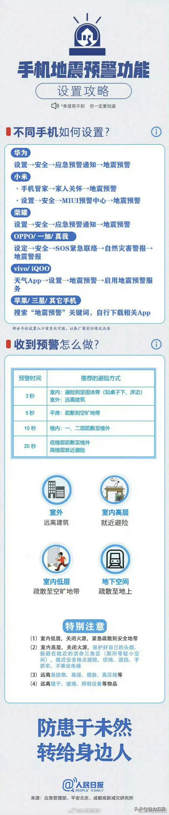 手机地震预警功能设置攻略