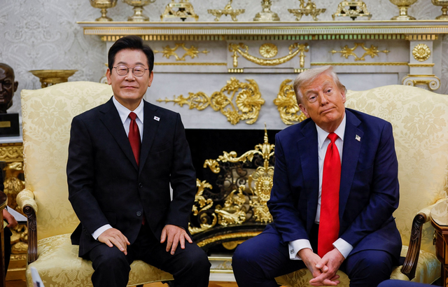 李在明收到特殊邀请，刚拒绝出席中国阅兵，特朗普却要他一起访华