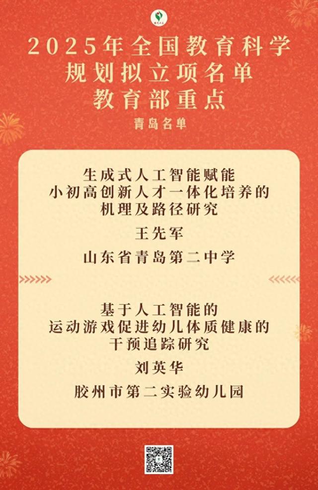 好消息！青岛两项上榜！