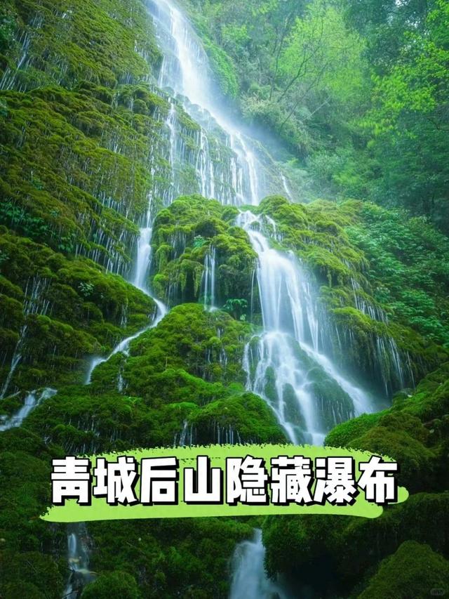 秘境新发现！比起青城山，我更爱它旁边0元的隐藏瀑布，超好玩！