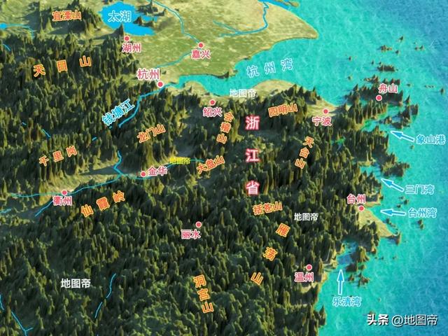 浙江多山，为何人口分布如此均衡？