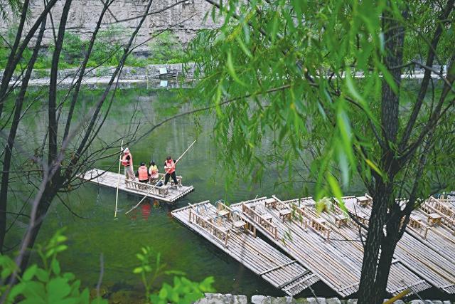 太原汾河二库风景区：浓荫碧水间 清凉好去处