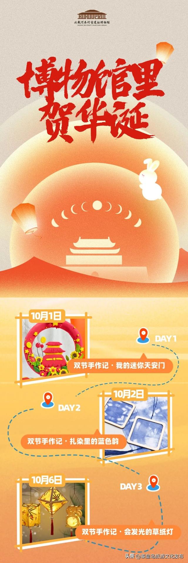 北戴河秦行宫遗址博物馆国庆、中秋系列活动，开启沉浸式文化之旅