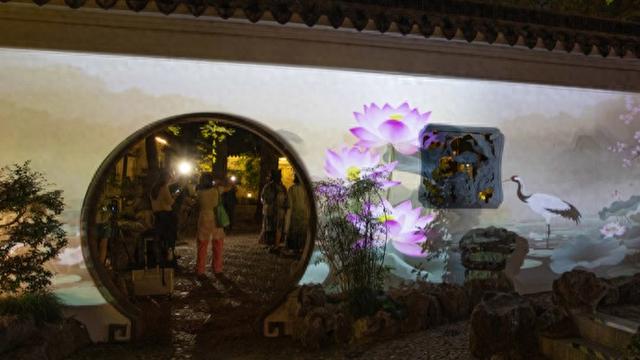 上海古猗园非遗月：数字光影再现文人雅集