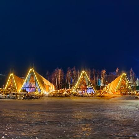 长白山麓角村“童话世界”点亮冰雪经济新坐标