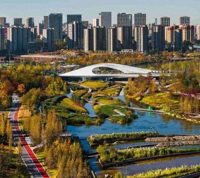 再度引爆！“家门口的遛娃宝藏地+“河景出片打卡点”！张村河生态公园一期全线试运行