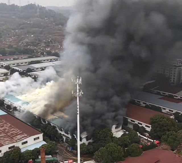 紧急处置！绍兴一仓库起火伴燃爆声，消防火速驰援现场