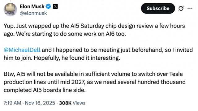 造芯，马斯克是“来真的”，2026年