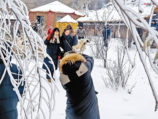 坝上“北极村” 冬游热力足