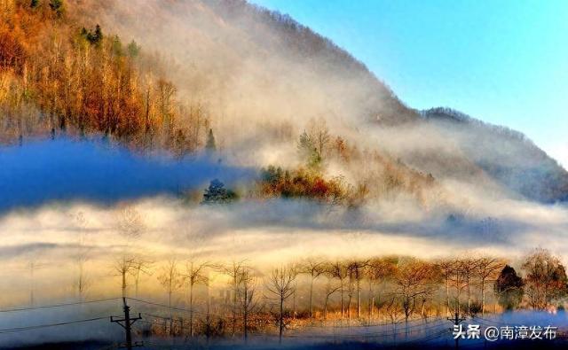 南漳：深山晨雾如画卷