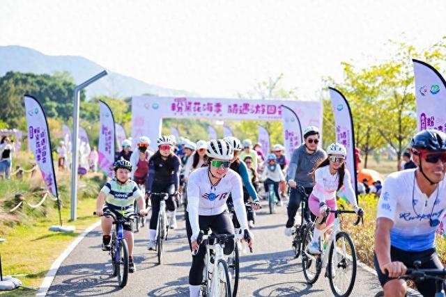 除骑遇浪漫还有山野欢乐跑！深圳南澳新大“粉黛花海季”活动陆续派送中