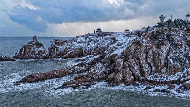 荣成：山海雪景如画