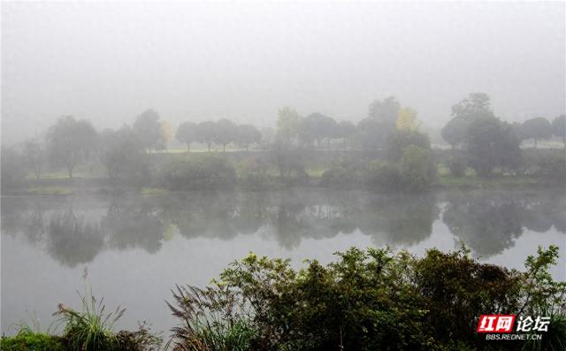 岁暖时刻丨冬日通道玉带河：被晨雾唤醒的山水画廊