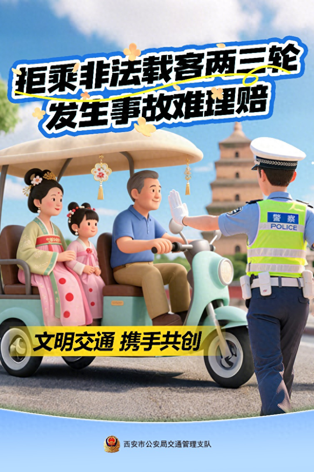 西安：温馨海报覆盖文旅景点 打造宜居文明城市新名片