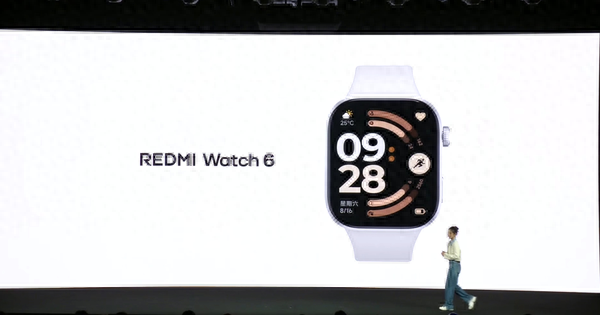REDMI Watch 6发布 搭载小米澎湃OS 3 售价599元