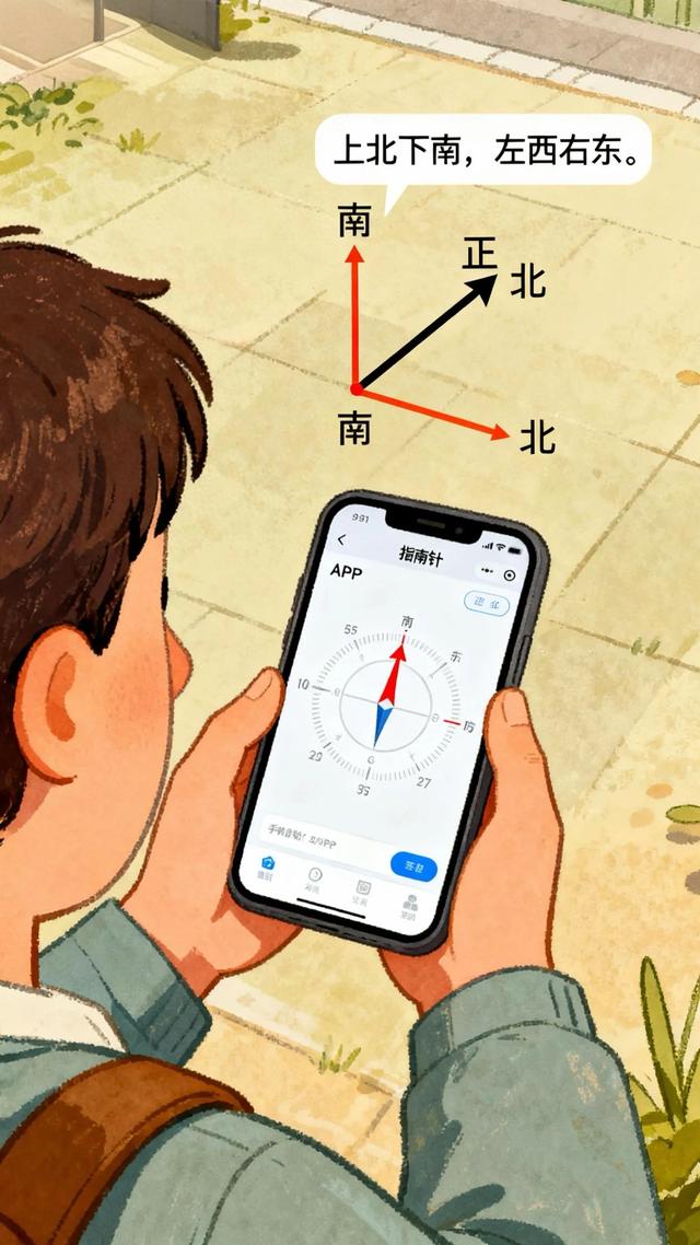 地图的东南西北怎么分（分东南西北主要有两种场景）
