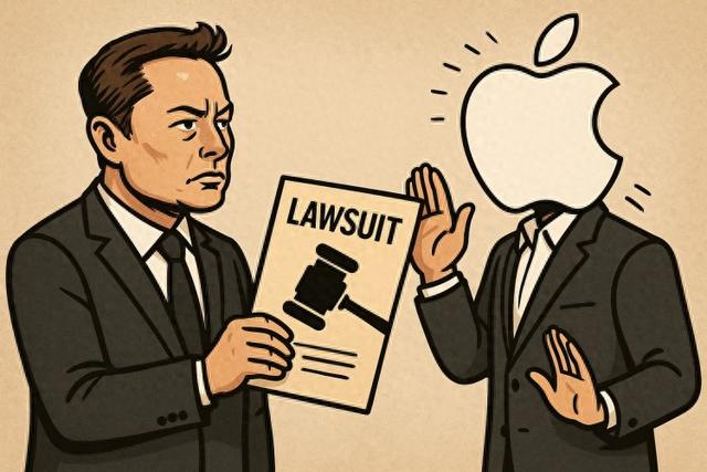 马斯克威胁苹果，要将其告上法庭，只因为应用排名不推荐xAI