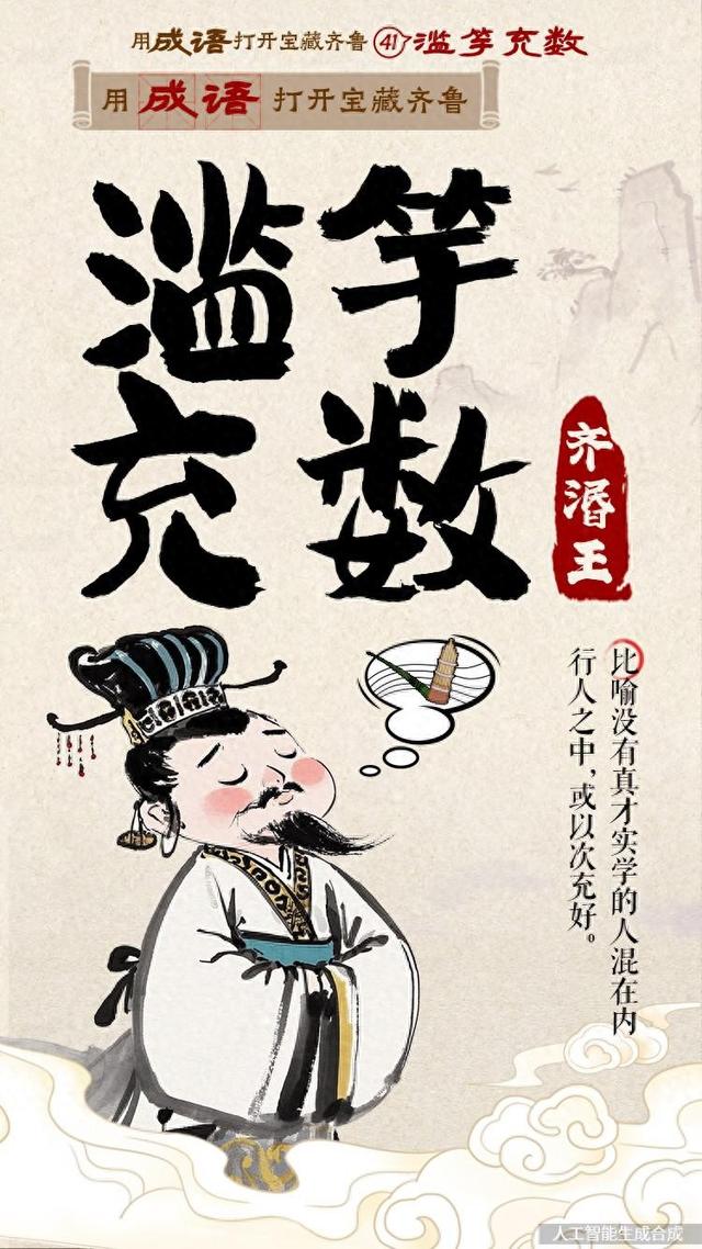 用成语打开宝藏齐鲁㊶丨滥竽充数
