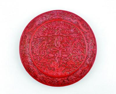 朱漆琼花入梦来——“岁寒三友”题材漆器略赏