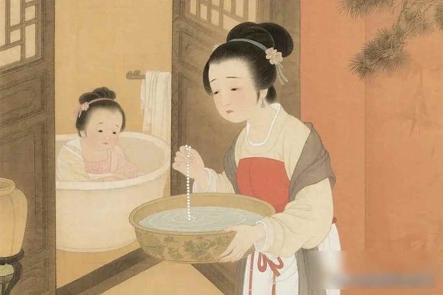 1462年，15岁的太子朱见深正在洗澡时，从小照顾他的乳娘进来加水