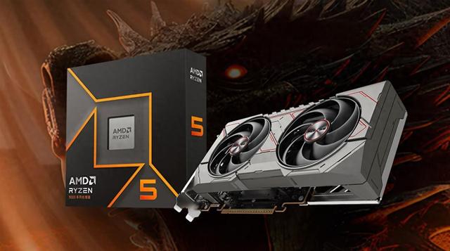 AMD“666”组合越级挑战完胜！锐龙5 9600X/RX 9060 XT游戏对比U7 265K/RTX 5060