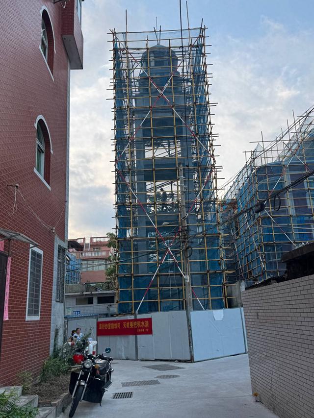 泉州王宫华侨历史文化街区改造即将完工，七层高“塔楼”或成打卡新地标