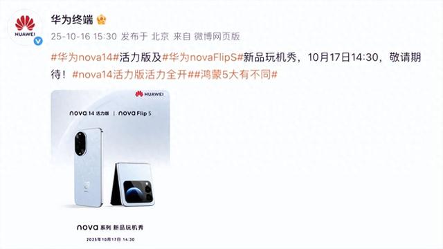 nova 14 活力版即将登场，全面体验值得期待