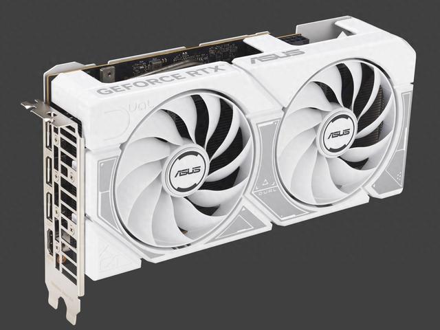 华硕推出白色版GeForce RTX 5060家族Dual显卡，2.5槽厚度