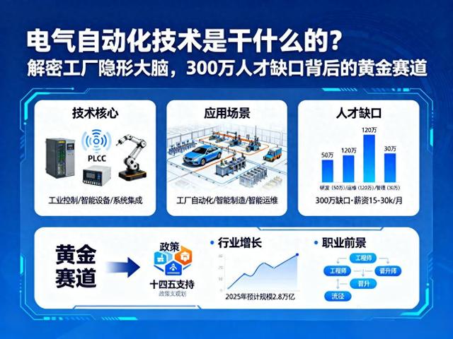 电气自动化是干什么的（电气自动化技术是干什么的解密工厂隐形大脑）
