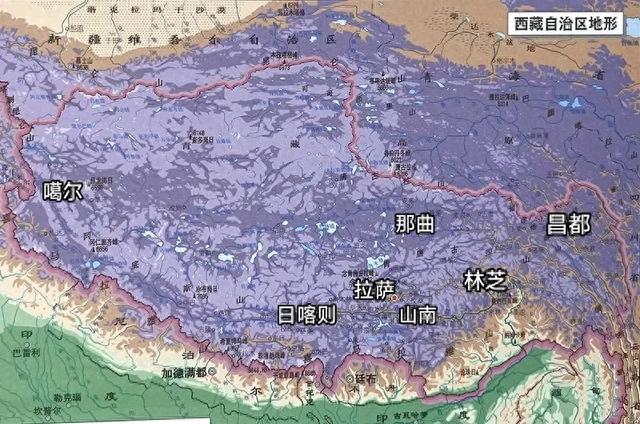 西藏6个地级市，那曲海拔高，林芝和昌都像南方，拉萨第一大城市