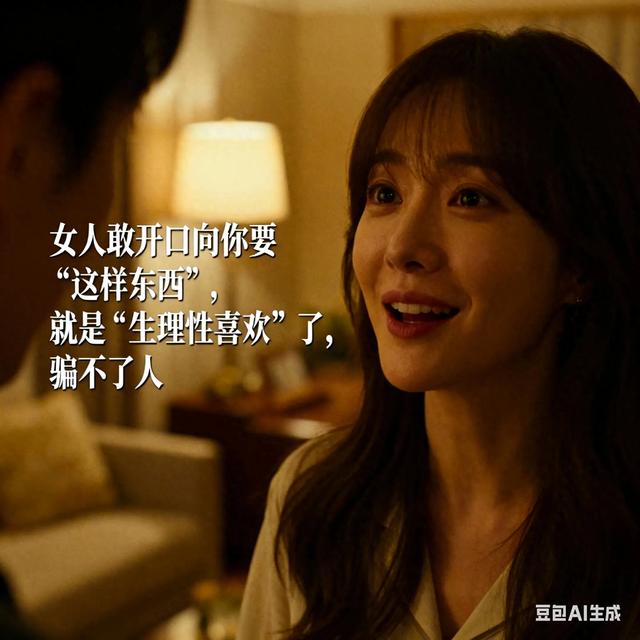 女人敢开口向你要“这样东西”'，就是“生理性喜欢”了骗不了人
