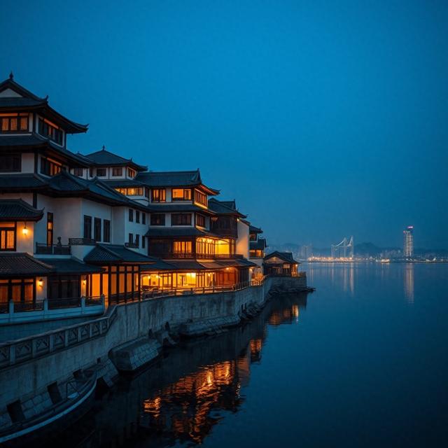 贵阳这个投资 10 亿的 “人造古镇” 火了！夜景像画一样，争议也不小