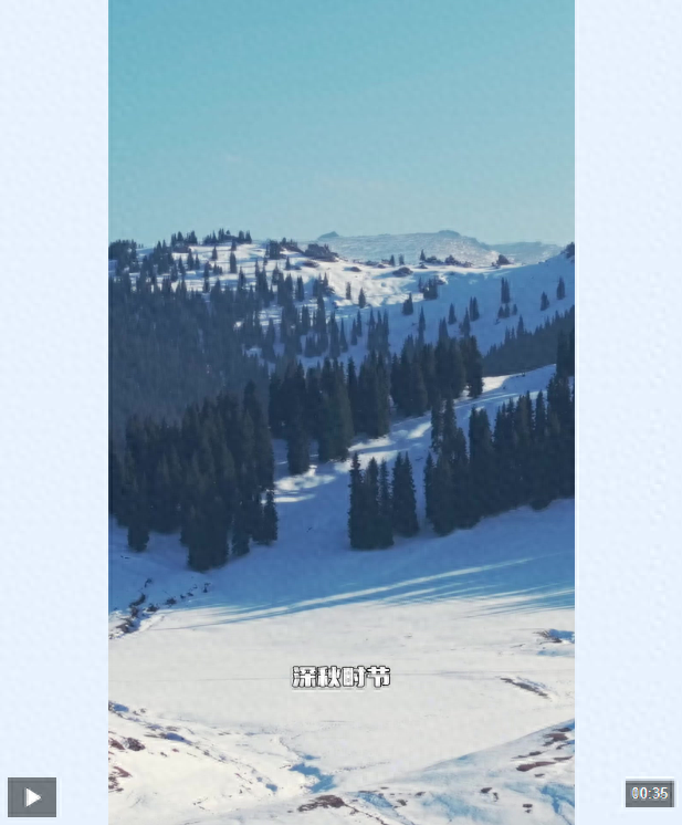 新疆木垒：马圈湾初雪至 雪静马动入画来