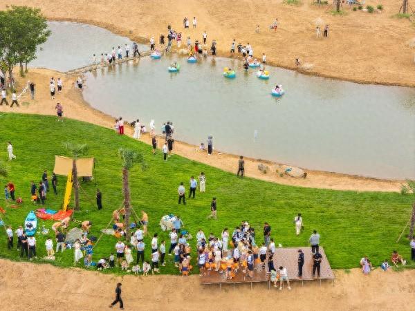 息县：淮河金沙滩 文旅新地标