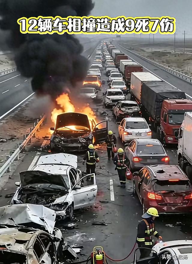连霍高速突发惨剧！12车连撞致9死7伤，事故元凶终于揪出！
