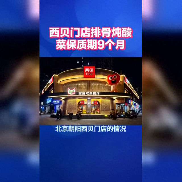 预制菜排骨炖酸菜竟能存9个月？西贝门店实测口感揭秘！