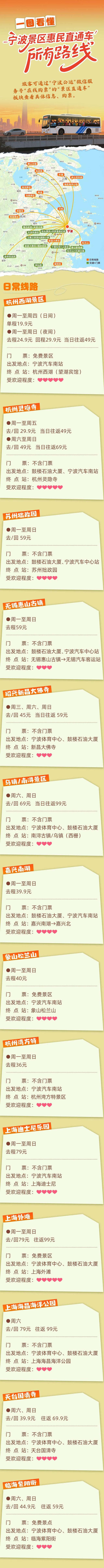 宁波暑期“顶流”！景区惠民直通车，直达长三角这些热门景点