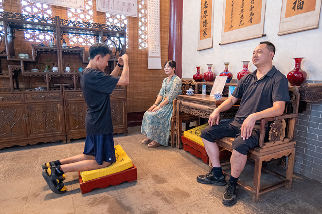 洪洞大槐树景区暑期“孝德敬茶”活动