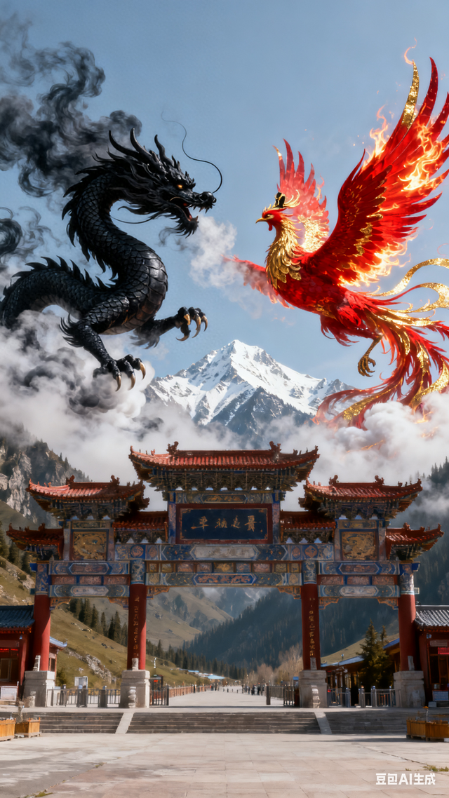 无双道龙赵小荣游记《 一笔祥龙行天下 》（四十五）天山天池胜境