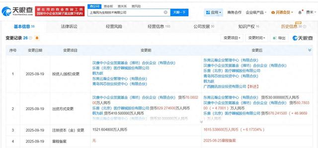腾讯入股乐普医疗旗下民为生物技术公司