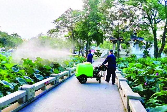 惠州多家景区公园打响“灭蚊战”