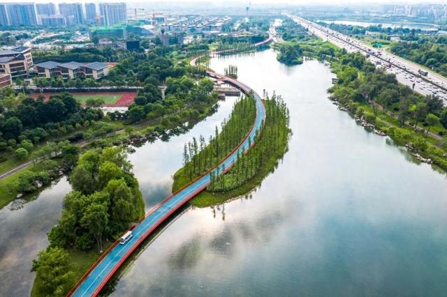 成都的绿道，上万公里了！